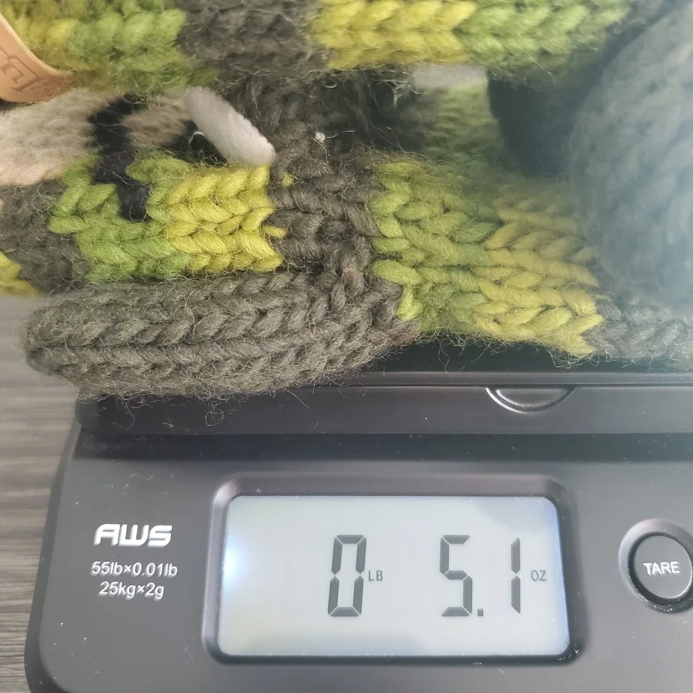 deLux‎ Adult Wool Frog Mittens Green Knit Toad Gloves GIFT Costume Cospaly Nepal